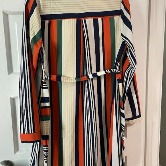 Sovogue Belted Stripe Dress - Picture 4 of 5